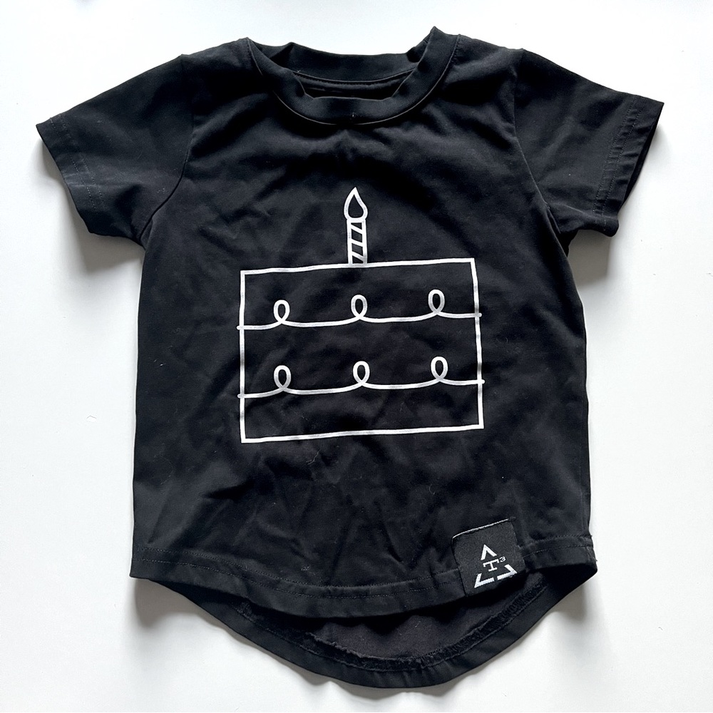 Trilogy Design Birthday T Shirt One Year Old
